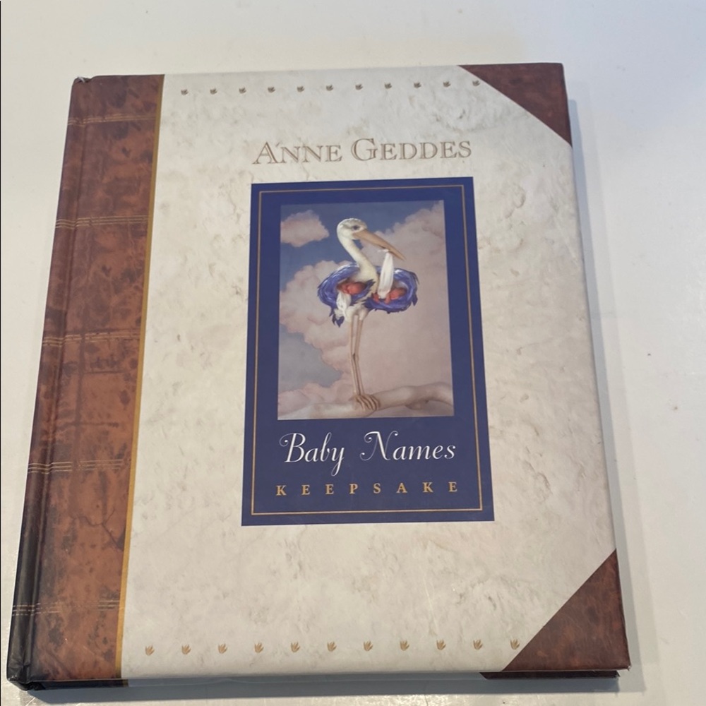 “Anne Geddes Baby Names Keepsake”